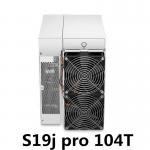 S19j PRO 104T 3250w Antminer Bitcoin Miner 128MB DDR5 ASIC Mining Machine for sale
