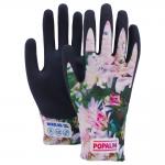POPALM GripGuard Garden Gloves Customized Digital Printing Latex Coated Gloves All Terrain Work for sale