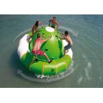 4 - 6 Person Water Inflatable Rotating Top Inflatable Water Gyro , Planet Saturn