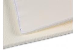 China High Density Memory Foam Mattress Toppers White Rolled Packing supplier