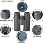 Bird Watching Compact Waterproof Binoculars 8X Magnification BAK4 Prism System