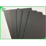 Black Colored Cardstock Thick Paper 80g 120g For Bag Making for sale