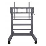 Aluminum Alloy Interactive Whiteboard Stand TV Mobile Stand Earthquake Resistant 75 INCH for sale