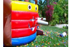 China Pirate Ship Water Slide Inflatable Jumping Castle Commercial supplier