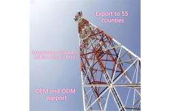 China 30m Self Supporting Lattice Tower For Communication GSM Tower Made Of Angle Steel supplier