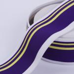 5.5cm Wide Striped Soft Nylon Elastic Waistband For Garment for sale