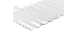 China Apartment Roofing Polycarbonate Corrugated Sheet Virgin Material supplier
