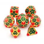 CE Precision RPG Polyhedron Dice Set OEM Nontoxic Bulk Alloy Material KTV Bar for sale