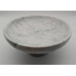 10 Inch Solid Stone Serving Bowl , Real Marble Fruit Bowl With Stand