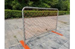 China Pvc Chain Link Mesh Temporary Event Fence Metal Flat Feet Crowd Control supplier