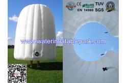 China Commercial Beautiful Inflatable Lighting Tent / Bubble Camping Tent With LED supplier