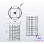 Revolving Security Full Height Turnstile Speed Gate Systems With Card Reader System