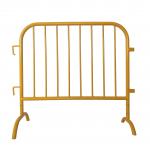 48mm O.D Metal Heavy Duty Crowd Control Barriers Removable Fixed