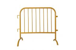 China 48mm O.D Metal Heavy Duty Crowd Control Barriers Removable Fixed supplier