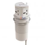 Lifting Up Tower Extension Multiple Power Socket With Usb Charger Type A Type C for sale