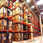 Adjustable Heavy Duty Warehouse Storage Pallet Racking , Industrial Storage Racks Shelves for sale