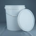 30kg Food Grade Plastic Bucket Airproof With Lid And Handle for sale