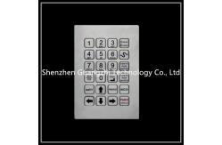 China Easy Maintenance Metal Numeric Keypad Vandal Proof For Self Service Equipment supplier