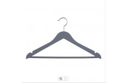 China Black Thick Plastic Hangers supplier