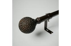 China 0.6m Single Bracket Nickel Extend Adjustable Curtain Rod supplier