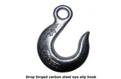 China Drop Forged Spring Snap Hook Carbon Steel Eye Slip Hook H324 supplier
