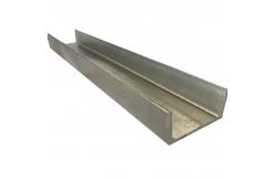China DX51D Galvanized Steel Profile Customized Structural U Channel SGCC supplier