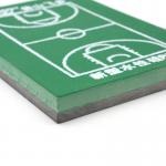 4mm Thickness Athletic PU Sports Flooring Basketball Court for sale