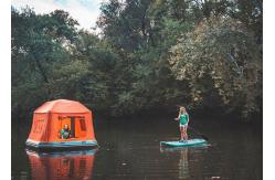 China En71 ASTM Advertising Inflatable Tent On Lake Customized Logo Printing supplier