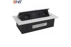China Multimedia Desk Pop Up Socket Box Wire Grommet Cover Power supplier