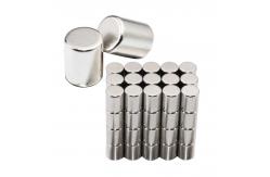 China 5 X 6mm Multi Use Cylindrical Neodymium Magnets For Refrigerators supplier