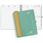 Hardcover Spiral Custom Academic Planner 2023 Light Green Color for sale