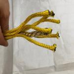 16mm 6 strand PET or PP outdoor combination playground rope for climbing net for sale