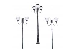 China Aluminum IP65 Solar Lighting Villa Street Light Yard Electricity Power Pole LED Lamp supplier
