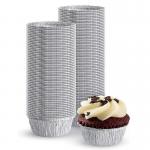 Round Take Away Aluminum Foil Food Containers 130ml Disposable Ramekins Cups for sale