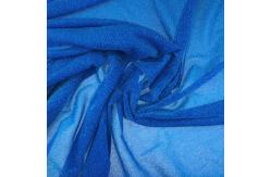 China 150cm Blue Plain Glitter Metallic Jersey Fabric 110gsm Polyester Lurex Fabric supplier