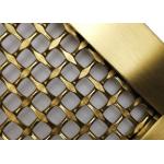 Crimped Type Weave Architectural Metal Screen With Stainless Steel or Aluminum for sale