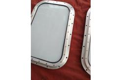 China Marine Weathertight Aluminum Rectangular Tugboat Fixed Wheelhouse Windows supplier