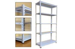 China White Adjustable Teardrop Light Duty Warehouse Use For Supermarket supplier