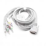 Tinned Copper ECG Cable Assemble for Customized Request Medical Equipment Cable for sale