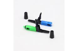 China APC UPC Fiber Optic Fast Connector Green Blue 3.0*2.0mm supplier
