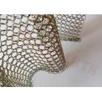 1.2x12mm Stainless Steel Ring Mesh Curtain Divider In Exhibition Halls for sale