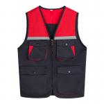 Reflective Safety Vest Customizable for Construction Work Uniform Worker Uniform Vest for sale