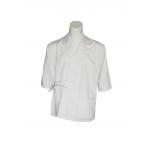 195GSM Three Quarter Sleeve Shirts White Japanese Style Wrinkle Free With Ties for sale