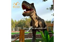 China Lifelike Animatronic T-rex Dinosaur Model for Jurassic Themed Park supplier