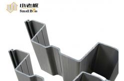 China Composite Vinyl U Type Sheet Pile Extrusion Grey 10MM Thickness supplier