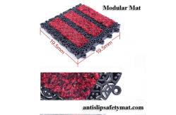 China Modular PVC Tiles Rubber Backed Entry Mats 16MM Height supplier