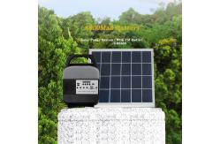 China Portable 9W / 6V Solar Power Home Lighting System 8000Mah Energy Saving Light supplier