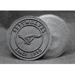 Thickness 2.5mm Lycra Fabric Embossed Patches Silk Screen Printing for sale