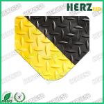 Anti Fatigue Mat Yellow And Black ESD Rubber Mat With PVC / EPDM Foam / Rubber Material for sale
