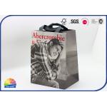 210gsm Matte Lamination Coated Paper Bag Embossing Customized Logo With Handle for sale